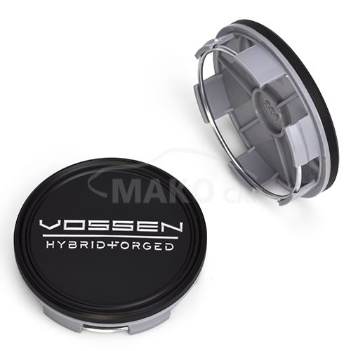 krytka průměr 59/64mm (vnitřní,vnější) Vossen, černá matná, kovová, úchyt 5mm