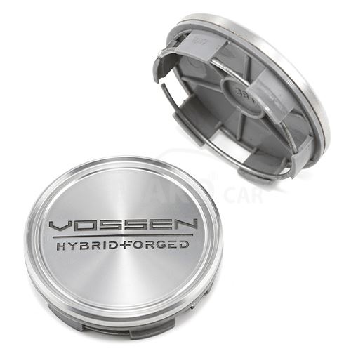 krytka průměr 59/64mm (vnitřní,vnější) Vossen, stříbrná matná, kovová, úchyt 5mm