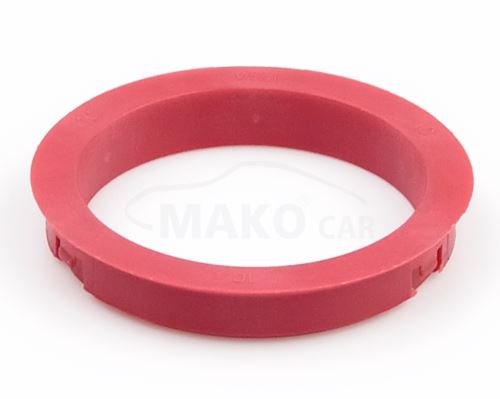 Kroužek vymezovací 68,0 / 57,1 (600.6160.004), plast, červená, přesah kužele 4mm (9307)