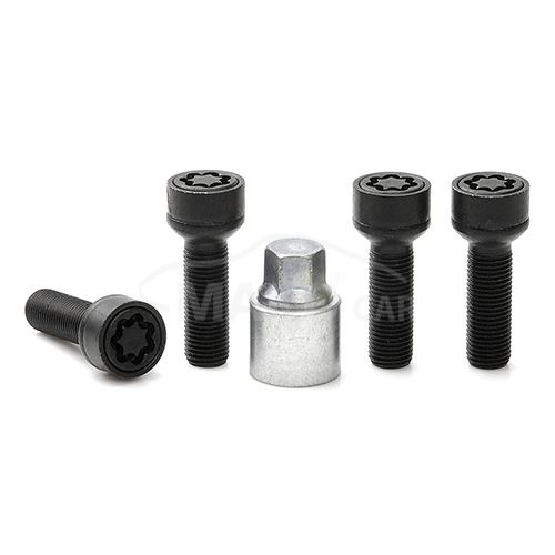 Pojistné šrouby M14x1,5x50 SICUSTAR BVN550R13 (STARLOCK Z14/E BLK) kulová R13, klíč 17