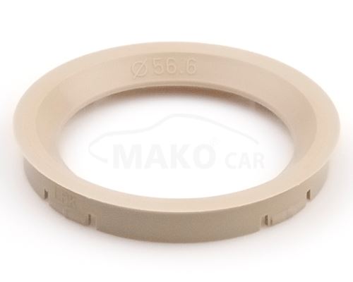 Kroužek vymezovací 73,0 / 56,6 (FZ43), plast, béžová, přesah kužele 4mm (9319)