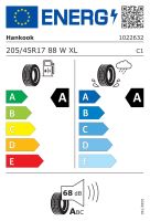 205/45R17 88W, Hankook, K127 VENTUS S1 EVO3,TL XL FP,OE BMW A,A,A,68 -dB (1)