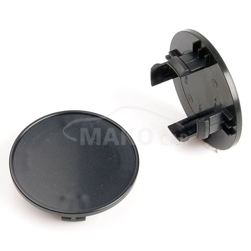 krytka průměr 48/65mm(vnitřní,vnější)(CS65S-POR) Porsche Macan, černá, bez loga, úchyt 7mm (8945)