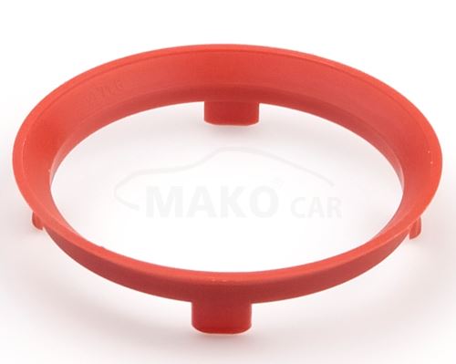 Kroužek vymezovací 78,1 / 71,6 (Z1778), plast, červená, přesah kužele 6mm (9071)