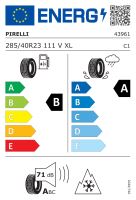 285/40R23 111V, Pirelli, SCORPION WINTER 2,TL M+S 3PMSF XL B,A,A,71 -dB (1)