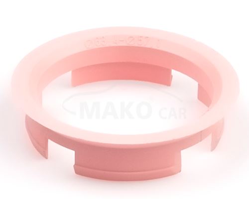 Kroužek vymezovací 63,4 / 57,1 (Z26D), plast, růžová, přesah kužele 7mm (9251)