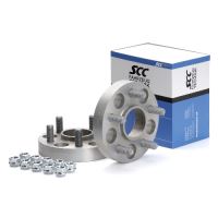 Rozšiřovací podložky 30mm 5/127-71,5 (matice M14x1,5)(SCC 14729BE) elox 2ks