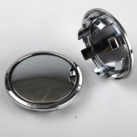 Krytka průměr 58/69mm(vnitřní,vnější)(CS69-AUDI-CR) Audi chrom bez loga na originální kola