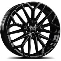 8,0x20 5/130 ET40 GMP Materia; glossy black, kulová R14, průměr 66,5 (850kg)