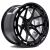 9,5x21 5/108-130 ET15-61 VESSER FORGED VSR8 Left FLAT; gloss black, 57,1-84,1 (760kg)