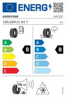 185/60R15 84T, Goodyear, VECTOR 4SEASONS G2,TL M+S 3PMSF,OE Renault B,B,B,70 -dB (1)