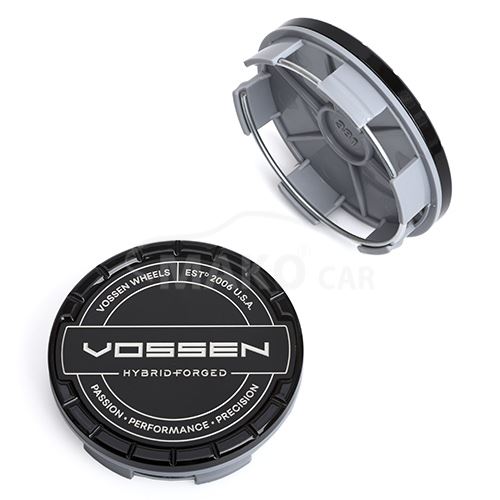 krytka průměr 59/64mm (vnitřní,vnější) Vossen Billet sport, černá černý okraj, úchyt 5mm