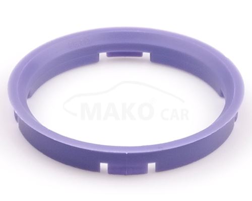 Kroužek vymezovací 73,0 / 66,1 (FZ53), plast, liliová, přesah kužele 4mm (9329)