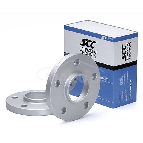 Rozšiřovací podložky 10mm 5/120-65,1 (SCC 12379E šedý elox)(A=10mm B=2mm viz nákres) 2ks (2)