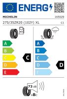 275/35R20 102Y, Michelin, PILOT SPORT CUP 2 R CONNECT,TL XL ZR,Porsche C,D,B,73 -dB (1)