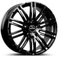 11,5x21 5/130 ET61 GMP Targa; glossy black, kulová R14, průměr 71,6 (900kg)