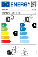 295/35R21 107V, Pirelli, SCORPION WINTER 2,TL XL M+S 3PMSF FP C,A,A,72 -dB (1)