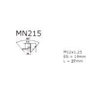 Pojistné matice M12x1,25 SICURIT MN215 kužel, otevřená, klíč 19 (6307)