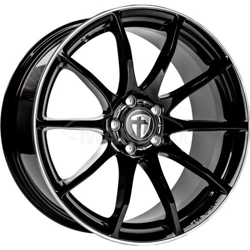 8,5x19 5/120 ET35 Tomason TN1; black rim polished, kužel, průměr 72,6 (690kg)