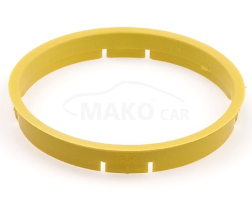 Kroužek vymezovací 73,0 / 71,0 (FZ58),plast, žlutá, přesah kužele 4mm (9332)