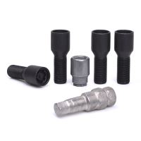 Pojistné šrouby M14x1,25x30 SICUTUNE BVT730 černé kužel, klíč 17/19
