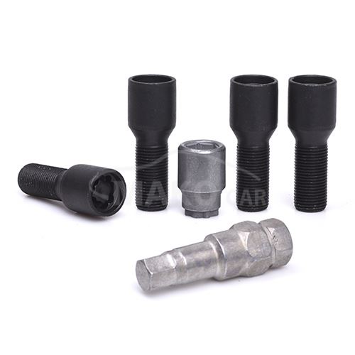 Pojistné šrouby M14x1,25x27 SICUTUNE BVT727 MICROLOCK N/J BLACK černé kužel, klíč 17/19