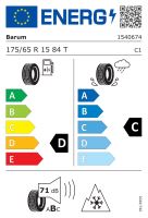 175/65R15 84T, Barum, QUARTARIS 5,TL M+S 3PMSF D,C,B,71 -dB (1)