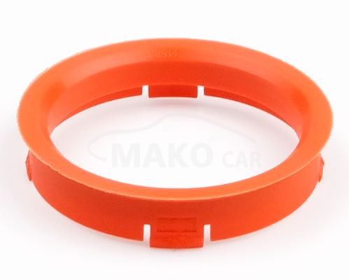 Kroužek vymezovací 66,6 / 58,1 (FZ66), plast, oranžová, přesah kužele 4mm (9316)