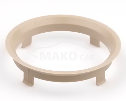 Kroužek vymezovací 70,1 / 66,1 (Z1410), plast, béžová, přesah kužele 7mm (9009)