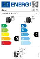 155/80R13 79T, Barum, BRILLANTIS 2,TL D,C,B,70 -dB (1)