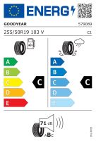 255/50R19 103V, Goodyear, EAGLE LS2,TL M+S FP,Porsche C,C,B,71 -dB (1)