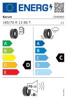 185/70R13 86T, Barum, BRILLANTIS 2,TL D,C,B,70 -dB (1)