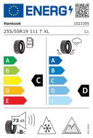 255/55R19 111T, Hankook, RW10 WINTER ICEPT SUV,TL XL M+S 3PMSF FR C,D,B,73 -dB (1)
