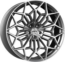 9,5x20 5/112 ET20 Antera A105; moon grey diamond, kužel, průměr 66,6 (850kg)