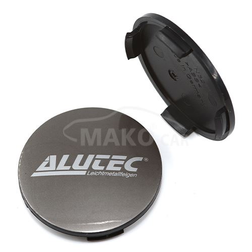 Krytka průměr 61/64mm(vnitřní,vnější) Alutec (N32) antrazit, úchyt 2mm (1)