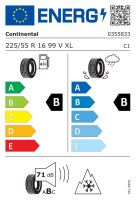 225/55R16 99V, Continental, WINTER CONTACT TS 870 P,TL XL M+S 3PMSF B,B,B,71 -dB (1)