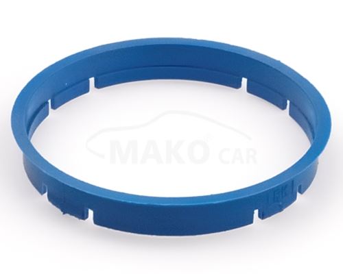 Kroužek vymezovací 73,0 / 70,3 (FZ57), plast, světlá modrá, přesah kužele 4mm (9331)