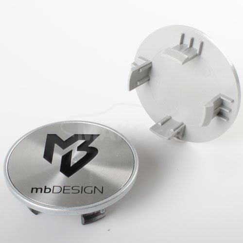 krytka průměr 48/65mm(vnitřní,vnější) mbDESIGN (NK-MB65-S1) stříbrná nerez, úchyt 7mm