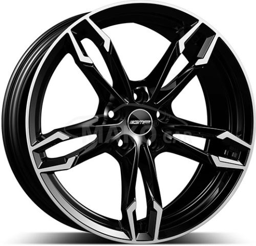 9,5x20 5/120 ET37 GMP Dea; black diamond, kužel, průměr 72,6 (750kg)