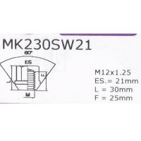 Pojistné matice M12x1,25 SICUKOSMOS MK230SW21 (MK215SW21) kužel, zavřená, klíč 21 (3)