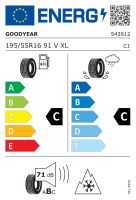 195/55R16 91V, Goodyear, VECTOR 4SEASONS G2,TL XL M+S 3PMSF,OE Audi C,C,B,71 -dB (1)