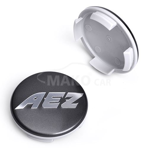 krytka průměr 56/60mm(vnitřní,vnější) plast, logo AEZ gunmet (ZA1318K) úchyt 2mm