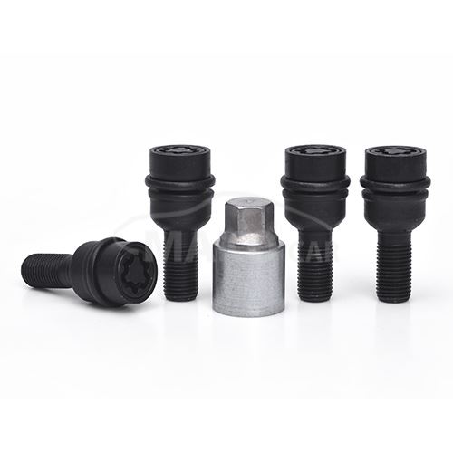 Pojistné šrouby M14x1,5x35 SICUSTAR BVN535RAR14SW17 (BPP4E BLK) kulová R14 pohybl. klíč 17