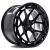 9,5x21 5/108-130 ET15-61 VESSER FORGED VSR8 Right FLAT; gloss black, 57,1-84,1 (760kg)