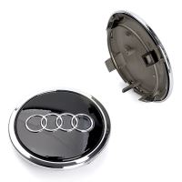 krytka průměr 56/69mm(vnitřní,vnější) Audi, original (8TO601170A, 4BO601170A) černá lesklá