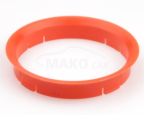 Kroužek vymezovací 72,5 / 69,1 (R22), plast, oranžová, přesah kužele 6mm (9269)