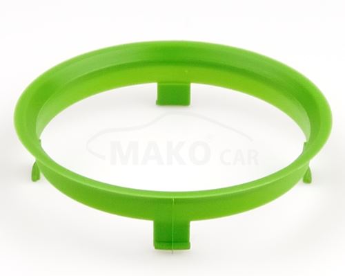 Kroužek vymezovací 70,1 / 69,1 (Z1350), plast, zelená, přesah kužele 7mm (9012)