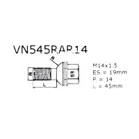 Pojistné šrouby M14x1,5x45 SICUSTAR VN545RAR14 (STARLOCK PP22/E) kulová R14, klíč 19 (7071)