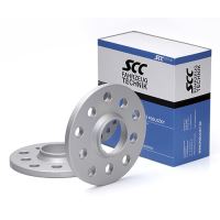Rozšiřovací podložky 15mm 5/112+5/120-66,5 (SCC 12169/XE šedý elox)(A=16mm, B=2mm) 2ks