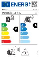275/50R21 113V, Pirelli, SCORPION WINTER,TL XL M+S 3PMSF FP,Land Rover B,A,B,72 -dB (1)